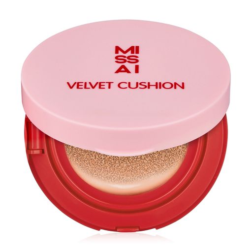 Тональный кушон для лица Missai Velvet Сushion SPF 50+ PA ++++, 13 г