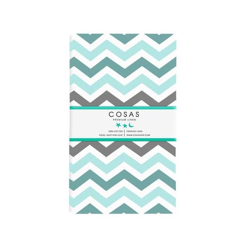 Простирадло на резинці 120х200 ZIGZAG CS5 COSAS (4822052118542) (890624)