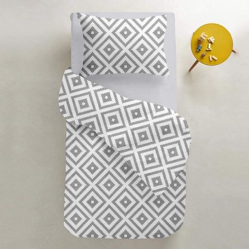 Підліткова постільна білизна GREY ORNAMENT COSAS (4822052059135) (890640)