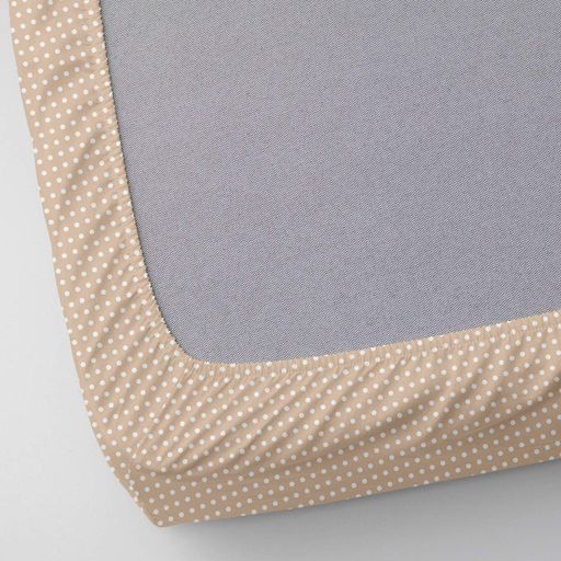 Простирадло на резинці 80х160 BEIGE DOTS COSAS (4822052063385) (892076)