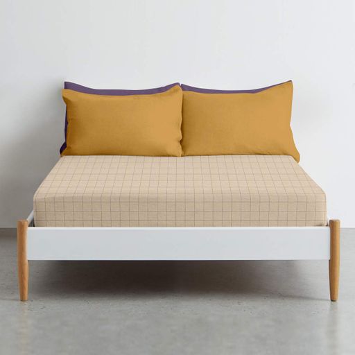 Простирадло на резинці 180х200 BEIGE GEOMETRY COSAS (4822052082560) (892183)