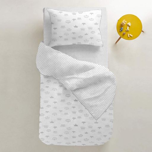 Простирадло на резинці в дитяче ліжечко 60х120 GREY DOTS COSAS (4822054015771) (892215)