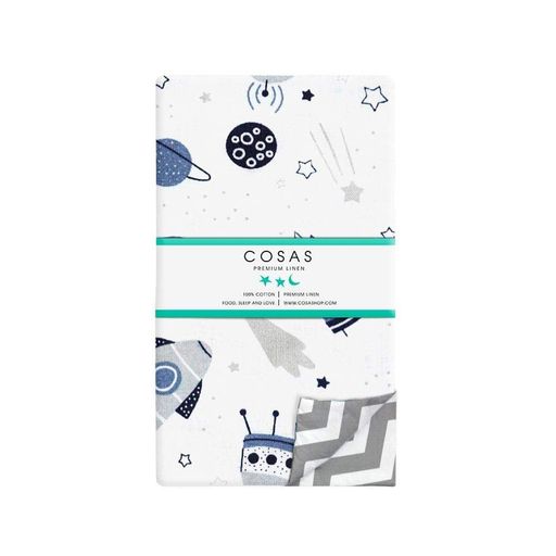 Дитяча постільна білизна в ліжечко WHITE SPACE COSAS (4822052027332) (892388)