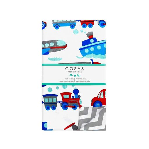 Дитяча постільна білизна в ліжечко TRANSPORT COSAS (4822052027349) (892463)