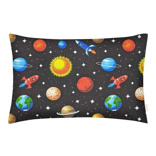 Підліткова постільна білизна з простирадлом на резинці SPACE COSAS (4822052159699) (894247)