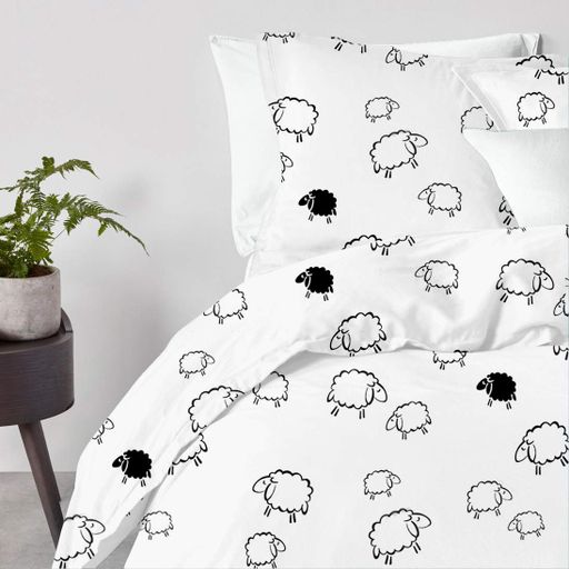 Євро постільна білизна SHEEP DARK BLACK CS4 COSAS (4822052092088) (895907)