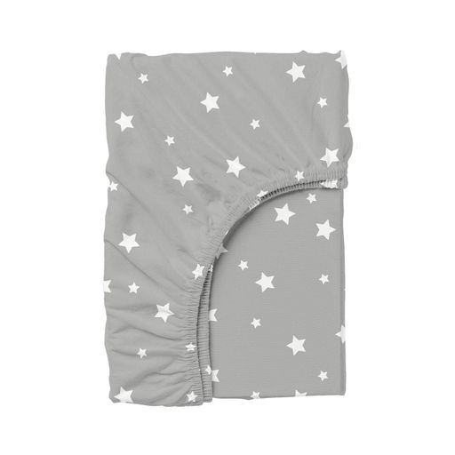 Простирадло на резинці 140х200х25 GREY STARFALL COSAS (4822052213148) (897162)