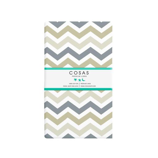 Простирадло на резинці 160х200 ZIGZAG COSAS (4822052230213) (897765)