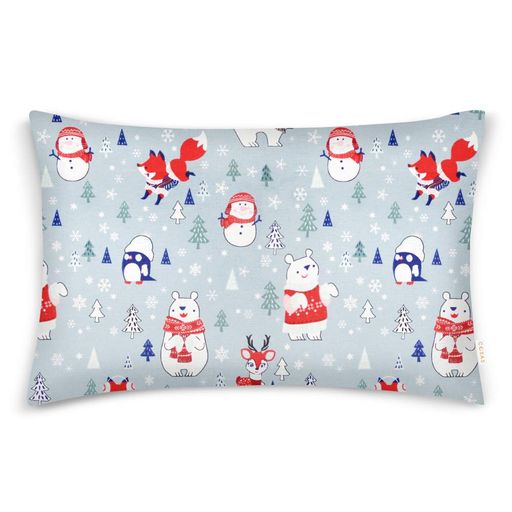 Підліткова постільна білизна з простирадлом на резинці WINTER ANIMALS CS8 COSAS (4822052237212) (898099)