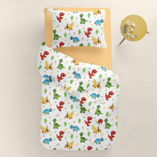 Дитяча постільна білизна в ліжечко COLORFUL DINO CS1 COSAS (4822052252017) (898792)