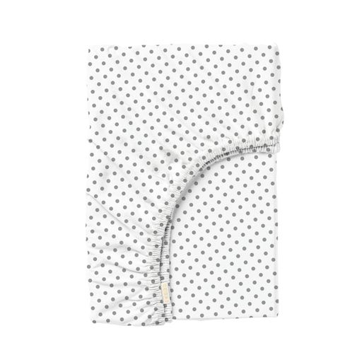 Простирадло на резинці 100х200 GREY DOTS CS1 COSAS (4822052285190) (900367)