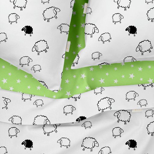 Двоспальна постіль з простирадлом на резинці BLACK SHEEP CS8 COSAS (4822052141779) (902155)