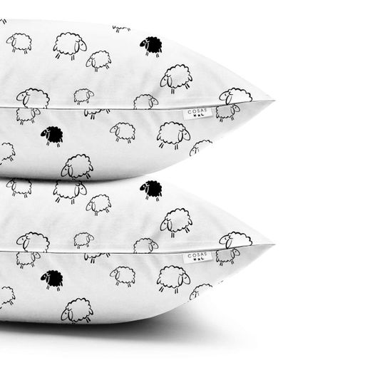 Двоспальна постіль з простирадлом на резинці BLACK SHEEP CS8 COSAS (4822052141779) (902155)