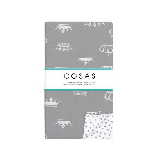 Дитяча постільна білизна в ліжечко GREY CROWN COSAS (4822080975278) (902510)
