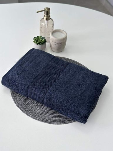 Полотенце банное Ideal Textile однотонное 500 г/м2 70х140 см (56860394) Графіт 1 шт (903494)