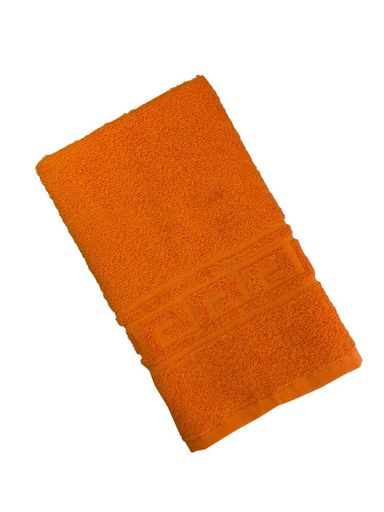 Махровий рушник Ideal Textile Greek 70х135 см оранжевий (56860566) (903517)