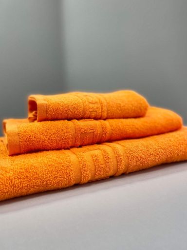Махровий рушник Ideal Textile Greek 70х135 см оранжевий (56860566) (903517)