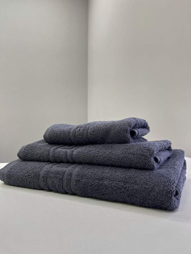 Махровий рушник Ideal Textile Greek 70х135 см темно-сірий (56860571) (903521)