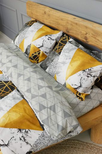 Комплект постельного белья Ideal Textile бязь с принтом двуспальный евро (56860704) (903537)