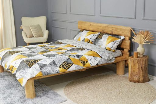Комплект постельного белья Ideal Textile бязь с принтом двуспальный евро (56860704) (903537)