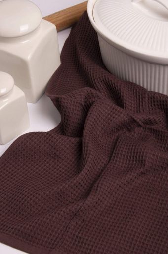 Вафельное полотенце Ideal Textile 40х60 см 240 г/м2 (56860817) Коричневый (903545)
