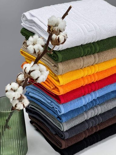 Комплект махровых полотенец Ideal Textile Greek 35х60см + 70х135см 400 г/м2 серый (56860867) (903569)