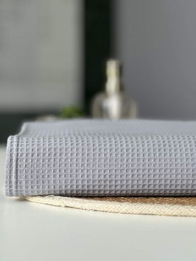 Вафельное полотенце Ideal Textile 100х150 см 220 г/м2 (56861026) Сірий (903603)