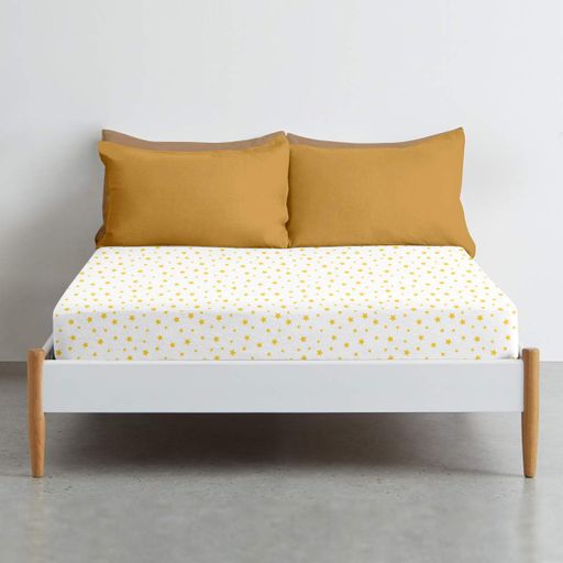 Простирадло на резинці 80х200 YELLOW STARS COSAS (4822052292624) (904145)