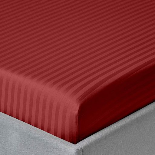 Простирадло на резинці сатин 150x200 BURGUNDY COSAS (4822052293478) (904228)