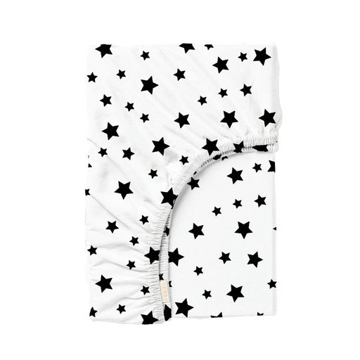 Простирадло на резинці 90x190x25 BLACK STARS COSAS (4822052297339) (904331)