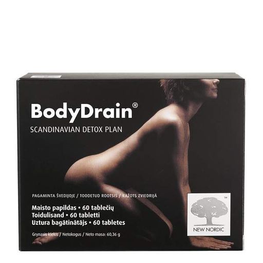 Детокс New Nordic BodyDrain 60 Tabs (904591)