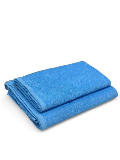 Рушник однотонний Ideal Textile 50х90 см 400 г/м2 блакитний (56860993) (904989)