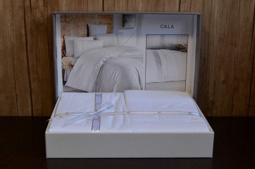 Постельное белье First Choice ранфорс Deluxe Gala white евро (906255)