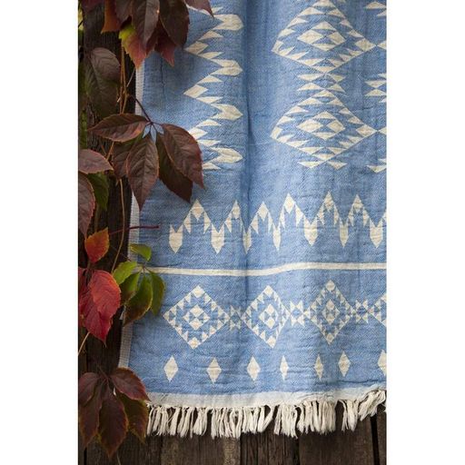 Покрывало Barine Kilim Throw Blue 130x170 голубой (906961)