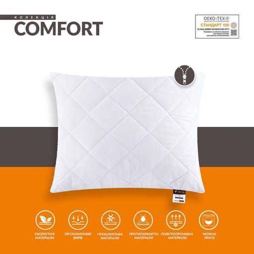 Подушка IDEIA 40x40 Comfort Standart біла (907236)