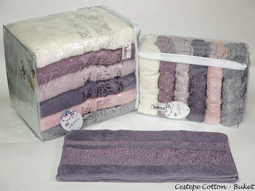 Набор полотенец Cestepe VIP Cotton Buket 70x140 (6 шт) (907992)