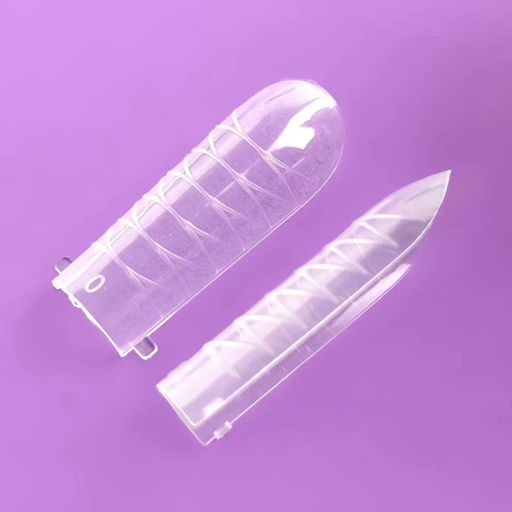 Багаторазові верхні форми для нарощування нігтів DNKa' Professional Top Nail Forms Square квадрат, розмір 12, 120 шт