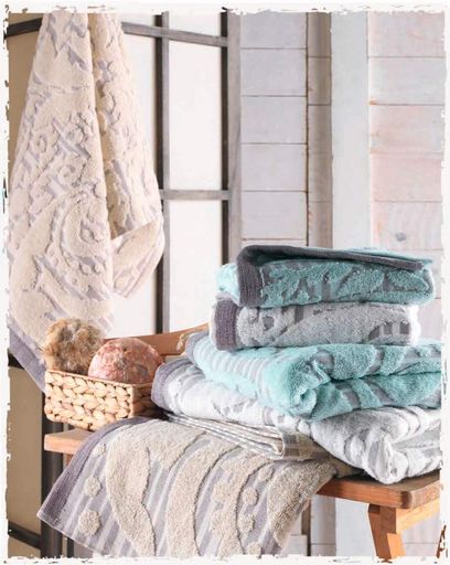 Набор полотенец Gursan Cotton Jacquard Alaska 50x90 (3 шт) (908965)