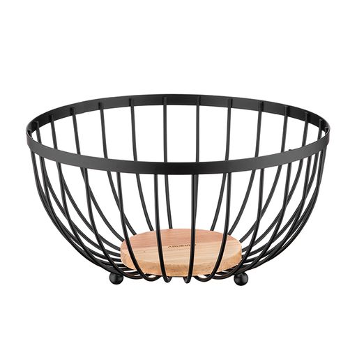Корзина Ardesto Midori черная, 25*25*13 см (AR0904B)