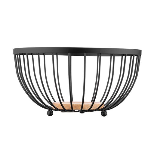 Корзина Ardesto Midori черная, 25*25*13 см (AR0904B)