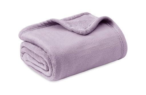 Плед однотонний світло-бузковий HomeBrand 200 x 230 см (910443)