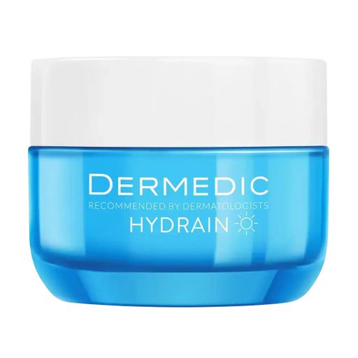 Денний глибоко зволожувальний крем для обличчя Dermedic Hydrain Deep Moisturizing Cream для сухої, дуже сухої та зневодненої шкіри, 50 мл