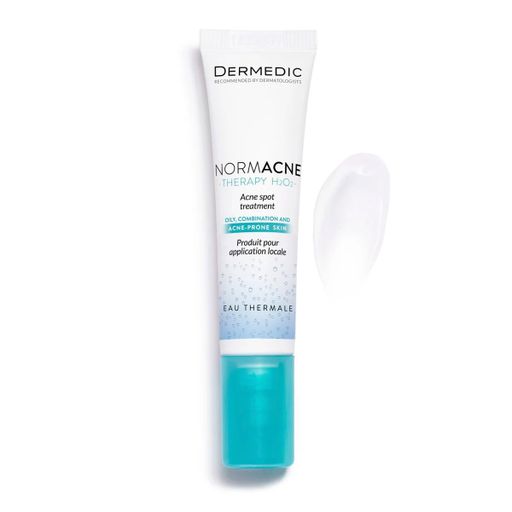 Протизапальний локальний гель для обличчя Dermedic Normacne Acne Spot Treatment для жирної, комбінованої та схильної до акне шкіри, 15 г