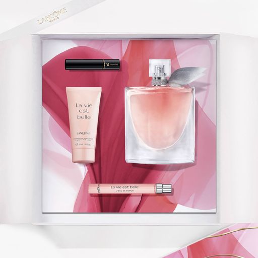 Парфумований набір жіночий Lancome La Vie Est Belle (парфумована вода, 100 мл + парфумована вода, 10 мл + лосьйон, 50 мл + туш, 2 мл)