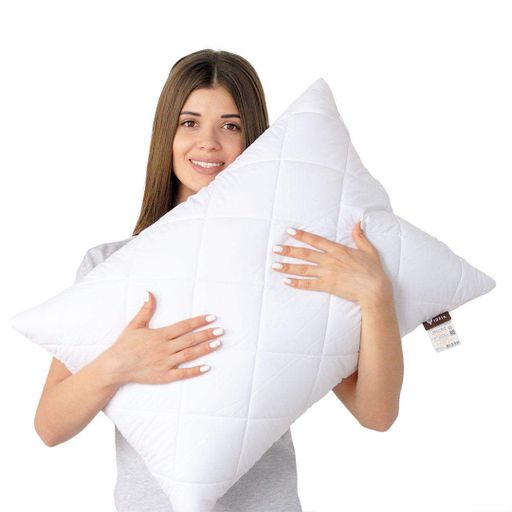 Подушка IDEIA Standart+ 70х70 см полумягкая с чехлом на молнии (56860558) (912573)