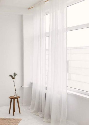 Комплект тюлів Льон Лайт Lux Portiery 300х260 - 2 шт Молочний (TL3503) (913053)