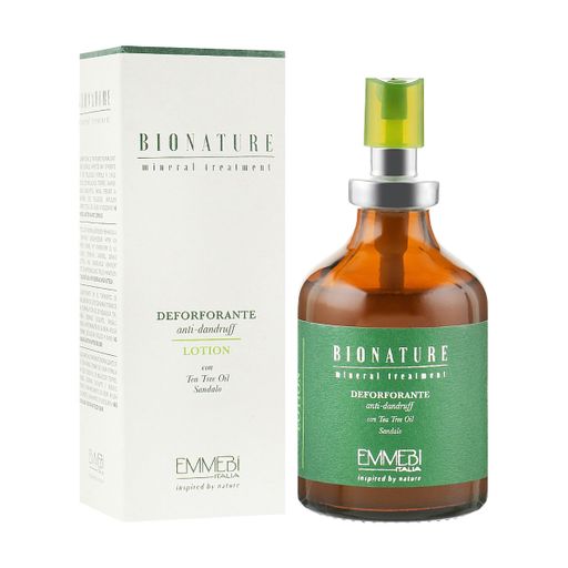 Лосьон Emmebi Italia BioNature Mineral Treatment Anti-Dandruff Lotion против перхоти, с маслом чайного дерева, 50 мл