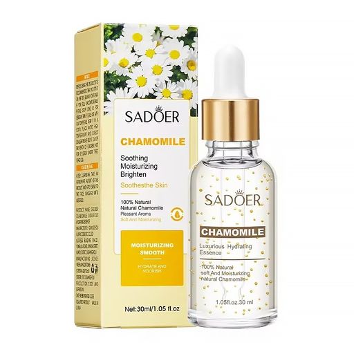 Увлажняющая сыворотка для лица Sadoer Chamomile Luxurious Hydrating Essence с экстрактом ромашки, 30 мл