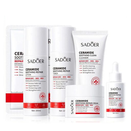 Сыворотка для чувствительной кожи лица Sadoer Ceramide Soothing Repair Essence с церамидами, 40 мл