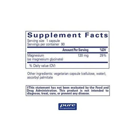 Микроэлемент Магний Pure Encapsulations Magnesium (glycinate) 120 mg 360 Caps PE-00757 (918757)
